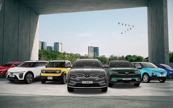 Dịch vụ cho thuê xe ô tô điện Vinfast tự lái tại TPHCM.