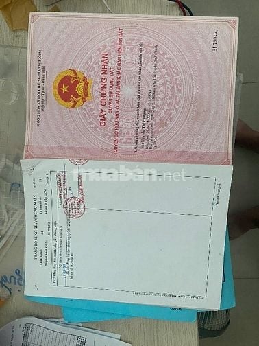 Bán nhà và đất sau lưng mặt tiền Trần Văn Giàu