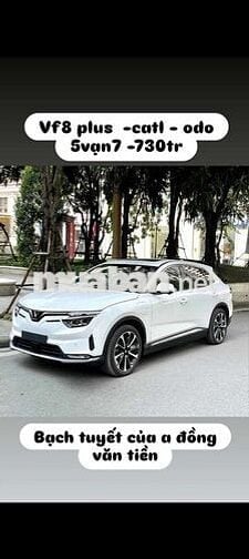VinFast VF8 Plus Trắng 57000 km