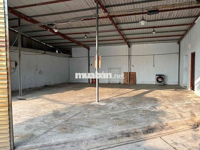 cho thuê kho xưởng mặt tiền võ trần chí , tân tạo a , bình tân 200m2