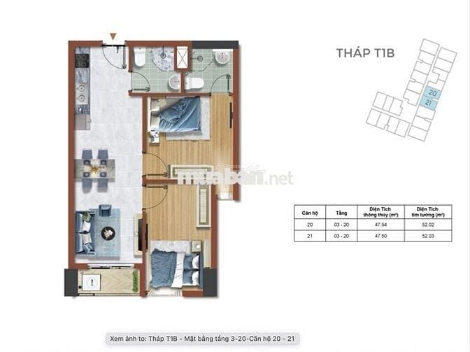 Bán căn hộ CC tại Destino Centro, 1,6 tỷ, 52 m2, 2PN + 2WC