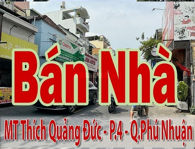 Bán Nhà : mặt tiền đường Thích Quảng Đức P.4 Q.Phú Nhuận - dt:4x16m 1L