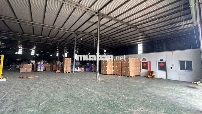 Xưởng Thuận An 2100m nền epoxy điện 250kva sẵn Văn phòng sx đa nghề