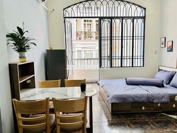 Căn hộ mini ban công quận 3, full nội thất, CV Tao Đàn, ngã 6 Phù Đổng