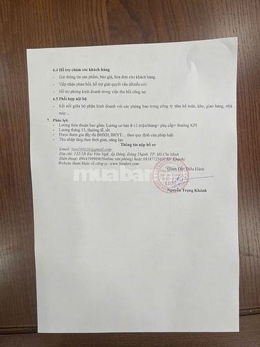 Tuyển nhân viên Sales Admin làm việc tại văn phòng