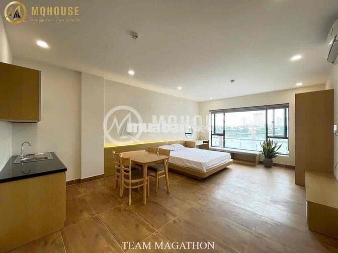 STUDIO RỘNG GẦN 40M2 VIEW SÔNG NEW 100% FULL NỘI THẤT NHƯ HÌNH