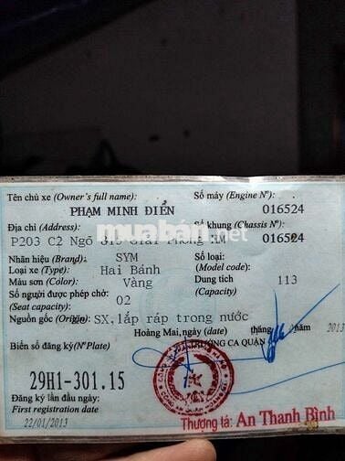 xe elizabeth Fi đời mới.còn mới toanh như xe mới