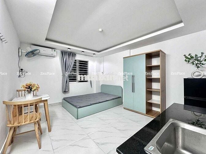 CHO THUÊ PHÒNG STUDIO FULL NỘI THẤT NẰM TÂN SƠN NHÌ QUA VHU CHỈ 5PHUT