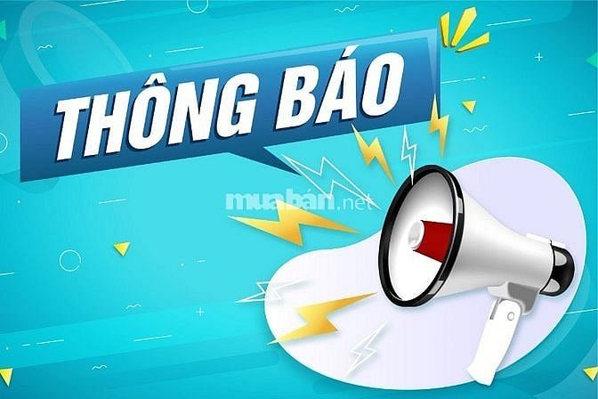 THÔNG BÁO MẤT GIẤY TỜ “ Hợp đồng mua bán Lô thương mại”