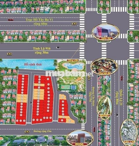 Bán đất Cổ Đông _ Sơn Tây 100m2 giá hơn 3 tỷ   gần Ngã Tư Lục Quân