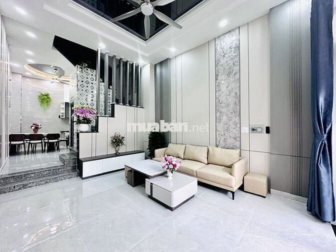 BÁN NHÀ TRẦN THỊ TRỌNG P.15 TÂN BÌNH HXH 4 X 13 3 TẦNG FULL NT 6.38T