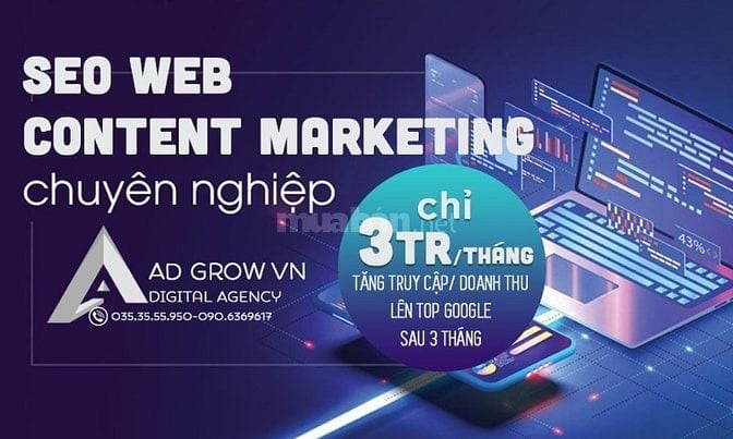 SEO web content marketing tăng doanh tăng truy cập sau 3 tháng