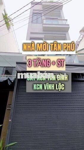 Nhà Mới Chủ Tự Xây 4 Tầng, 40M2 ĐẤT, 126M2 SÀN, 4PN+3WC, HXH, SÁT AEON