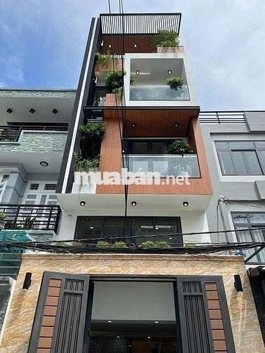 NHÀ ĐẸP MỚI XÂY - 55B Lê Văn Sỹ, P13,PN-DT 4,5x20, 5 phòng