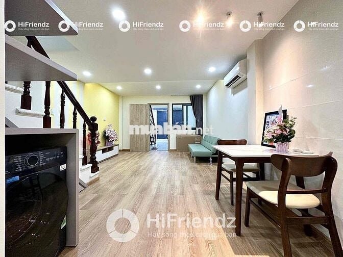 Căn hộ dịch vụ 1 trệt 1 lầu full NT cao cấp, máy giặt riêng ngay LBB