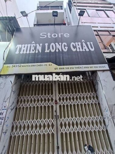 Bán nhà Mặt phố 4 lầu HXT 10m Nguyễn Đình Chiểu 3.5x12m Giá: 13.2Tỷ