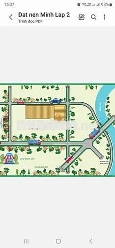 342m2 đường nhựa ngay Chợ Minh Lập tổng giá 580tr