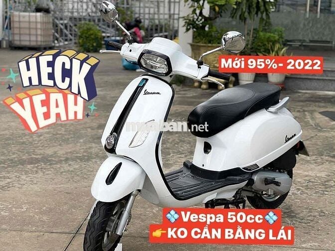 [Xe 50]👉 Vespa 50cc Print 2021🔹SIÊU DỄ THƯƠNG🔹95%🔹
