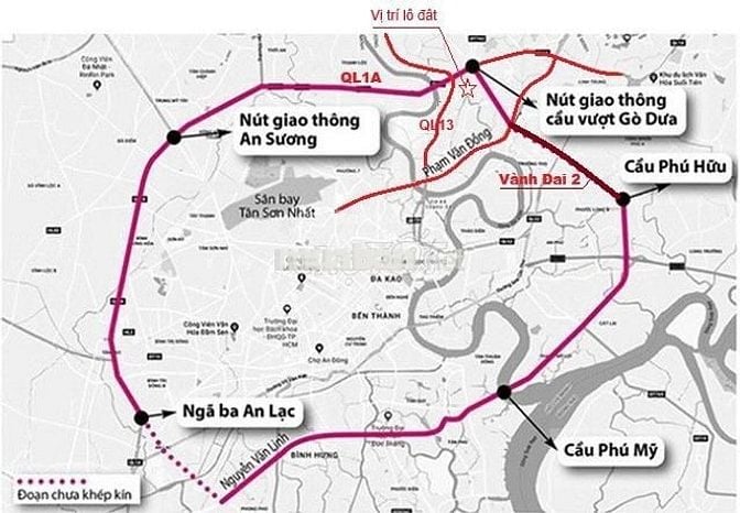 Bán đất mặt tiền kinh doanh đường Gò Dưa, Tp Thủ Đức, DT 500m2 thổ 450