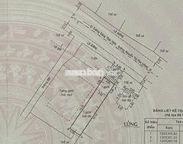 Bán nhà mặt tiền đường Nguyễn Thị Pha, Đông Thạnh, Hóc Môn