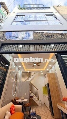 BÁN HUỲNH VĂN NGHỆ PHẠM VĂN BẠCH TÂN BÌNH MỚI 4 TẦNG FULL NỘI THẤT