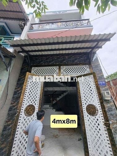 Nhà đẹp 4*8m 3PN hẻm 4m ô tô 1/ ngắn Đường 1C Vĩnh Lộc B