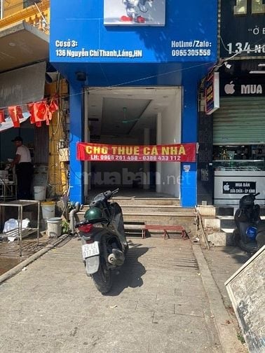 Chính chủ cho thuê nhà mặt phố số 136 Nguyễn Chí Thanh Đống Đa Hà Nội