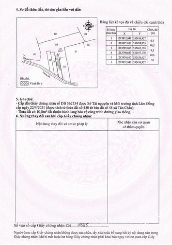 7x40 126 thổ cư mt nhựa view hồ giá 840tr sổ riêng xã Tân Châu