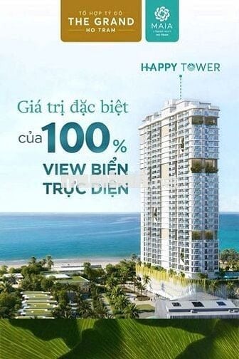 Dự án Maia Hồ Tràm - Còn 2 căn Studio tầng sân vườn - giá rẻ 2,3 tỷ