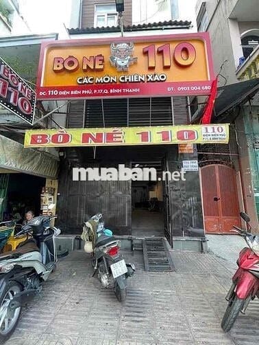 Cho Thuê Mặt Bằng Lớn Điện Biên Phủ, 4x24m, Vị Trí Vàng Khu Bình Thanh