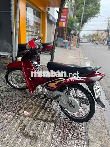 Honda Wave LD màu Đỏ biển 61 xe đẹp máy êm gtdd ạ