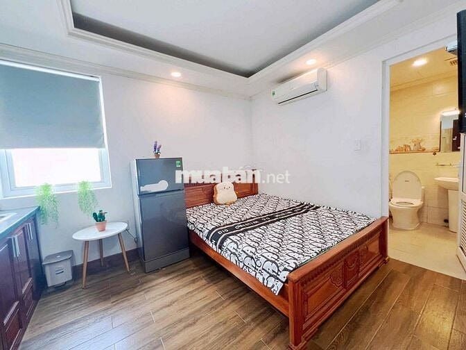 🏡💛 Căn Hộ Studio Full NT , Cửa Sổ Trời - Ngay Vòng Xoay Dân Chủ 💛🍀