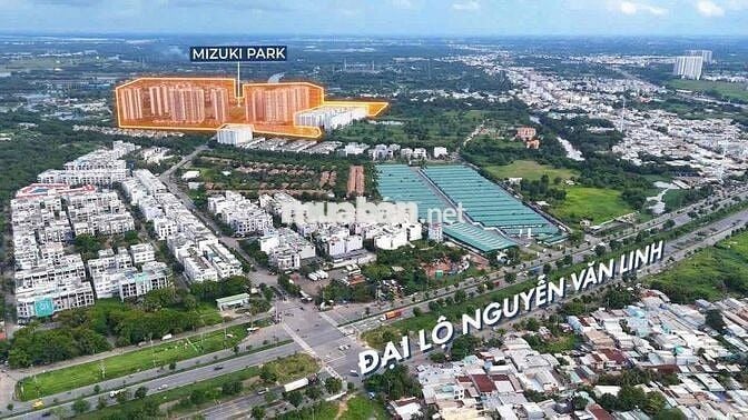 Cho Thuê CC Mizuki Park, 14 triệu VND, 95m2, 3PN, 2WC, Tầng Cao