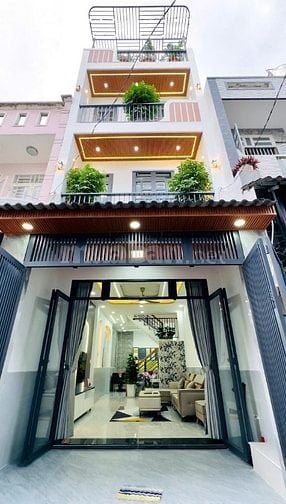 Nhà đẹp 68m2 Đường số 22, gần Giga Mall. Xây 1 trệt 3 lầu, hẻm oto