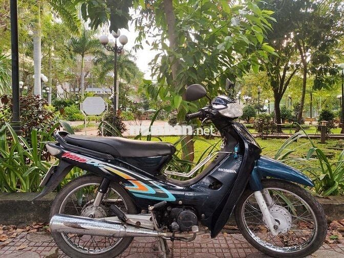 Wave nhỏ lốc đen, chữ cong, tem 2 phẩy rin