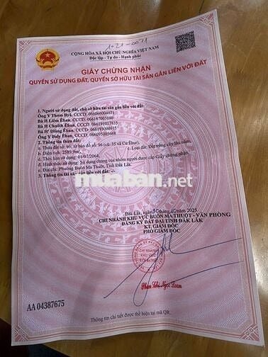 Cần bán ５００ｍ２ cuối hẻm 451 Ymon, phường Buôn ma thuột