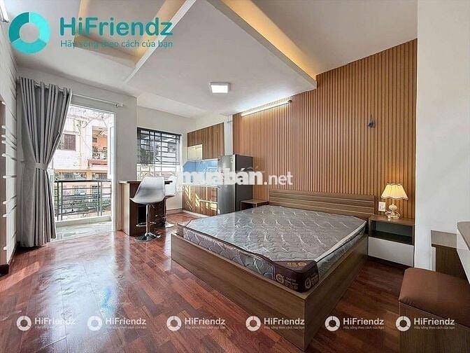 Căn Hộ Cao Cấp Studio 40m2 Ban Công Full Nội Thất Khu Trung Tâm Gần Q1