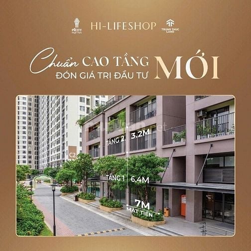 Bán  căn Shophoue khối đế 2 tầng quận 12 HCM , sổ hồng sở hữ lâu dài