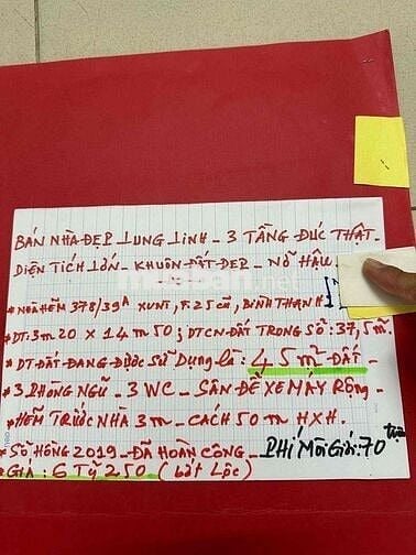 BÁN NHÀ ĐẸP LUNG LINH, 3 TẦNG ĐÚC THẬT. DIỆN TÍCH LỚN KHUÔN ĐẤT ĐẸP.