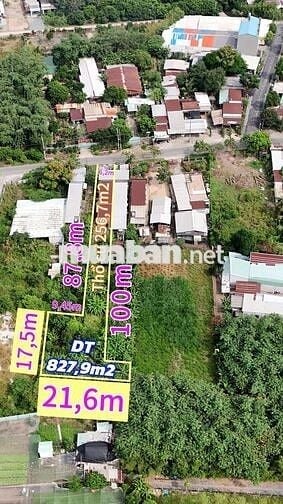 Bán nhà mặt tiền đường Nhuận Đức, Củ Chi, DT 827,9m2, Thổ cư 256,7m2