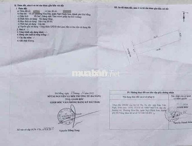 Bán lô kiệt Ô tô 4m Hoà Hải, NHS, 80m2 nở hậu nhẹ $ 3tỷ5