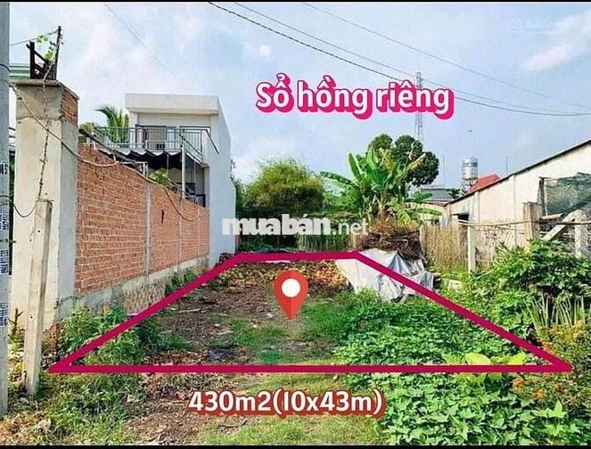 Bán đất 430m² đường Tỉnh Lộ 15 gần Chợ Phú Hòa Đông & UBND xã