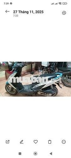 SYM Candy 50cc Xanh Trắng