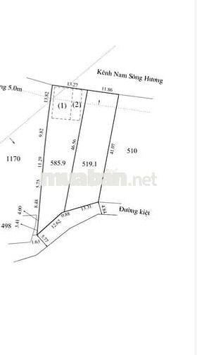 Đất 500m2 view đẹp, đường Minh Mạng, Tp Huế