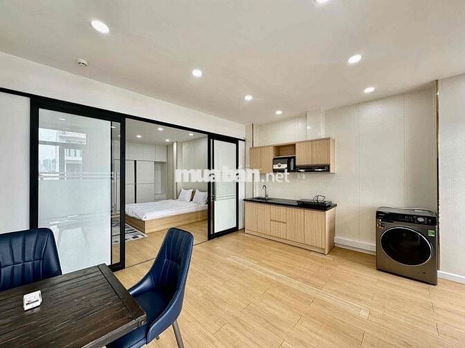 Căn Hộ 1PN DT >55M2 Full Nội Thất_Thang Máy📍ngay CMT8_VX Dân Chủ Q3