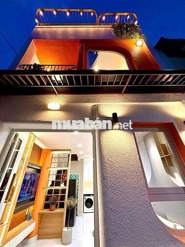 Nhà full nội thất-Nguyễn Khuyến–4.2 x 6.7m-1trệt 2 lầu-3PN 3WC-18tr TL