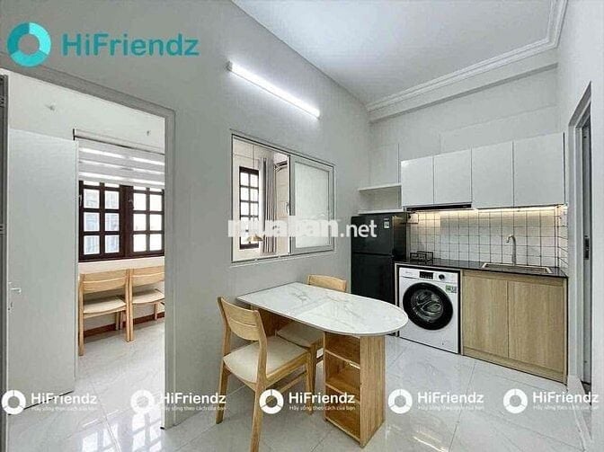 Khu Cv Gia Định - 1 Phòng Ngủ- Ban công- Full Nội Thất- Máy giặt Riêng