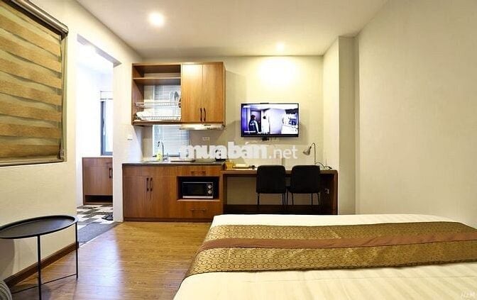Cho Thuê Căn Hộ Dịch Vụ Studio Cao Cấp 35m² Âu Cơ Tây Hồ Hà Nội