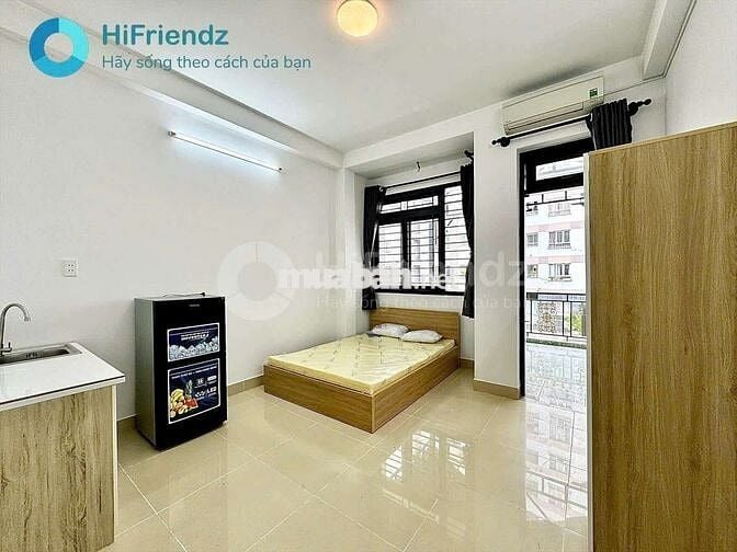 STUDIO BAN CÔNG FULL NỘI THẤT MỚI 100%_PHẠM VĂN CHIÊU QGV_GẦN IUH,CVPM