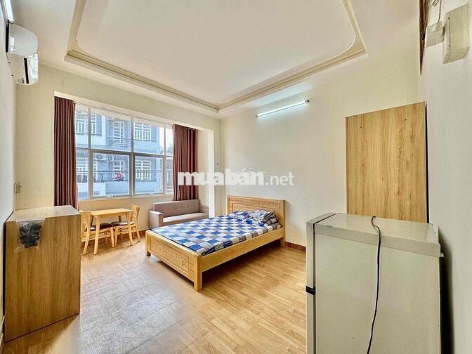 TRỐNG SẴN CĂN HỘ STUDIO RỘNG 30M2 BAN CÔNG FULL NT NGAY GIẢI PHÓNG